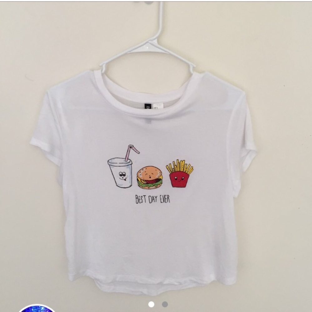 Best day ever crop top